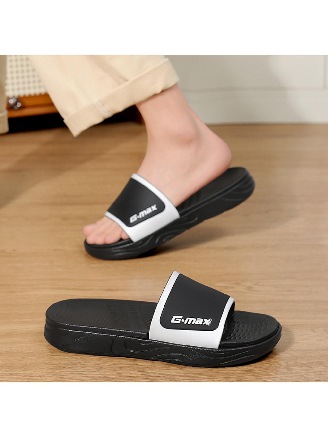 Men 's slippers, indoor and outdoor leisure slippers, outdoor leisure fashion beach slippers, color simple slippers