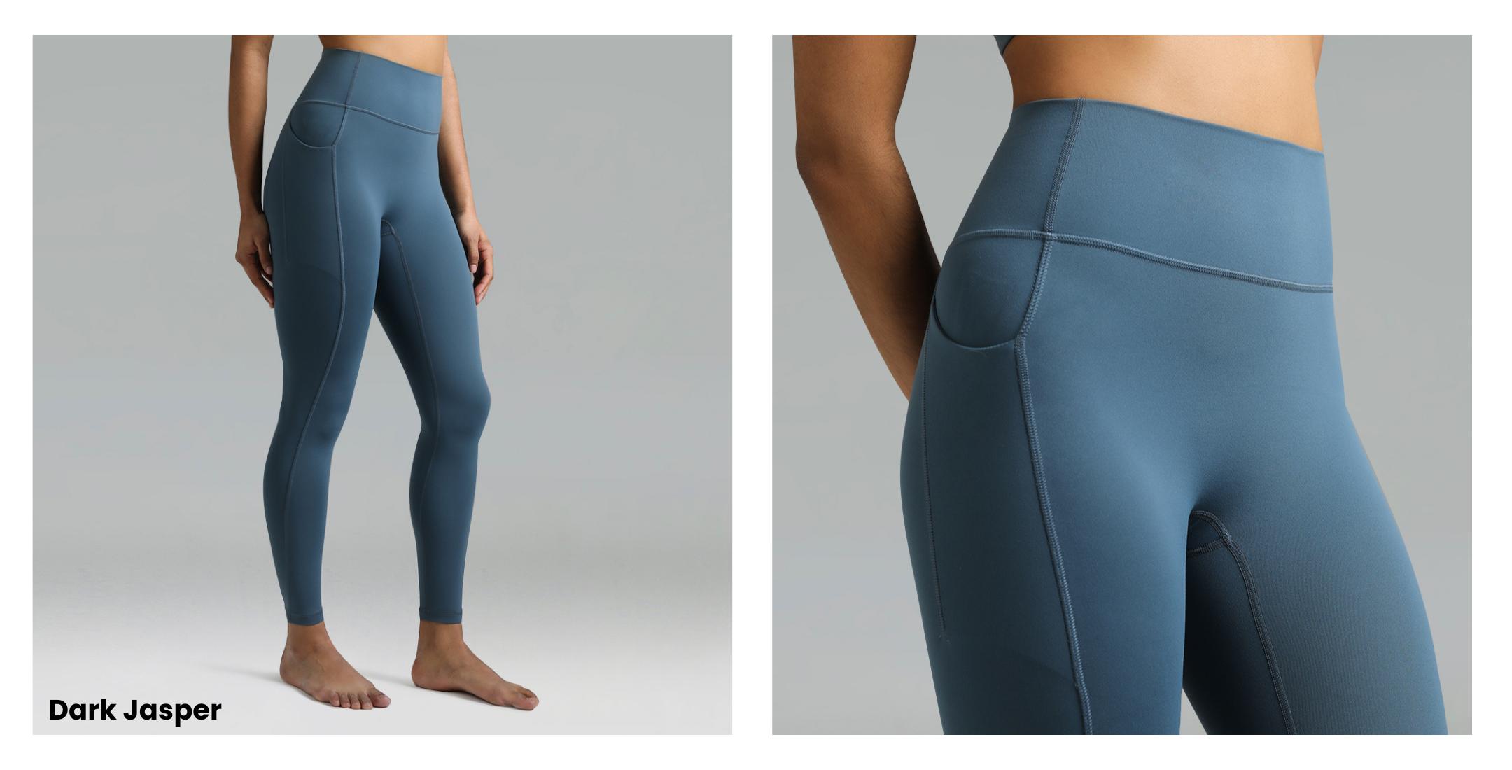 Colorfulkoala Women's High Waisted No Front Seam Workout Leggings w/Pockets 25"/28"