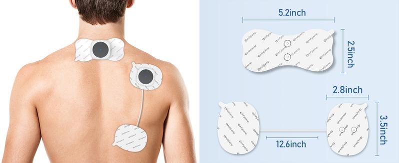 Wireless TENS unit with 2 Wireless Host, Control at the Touch of a Button and App with 30 Programmes, 20 Intensity Levels, Massage Device, Muscle Stimulator with 4