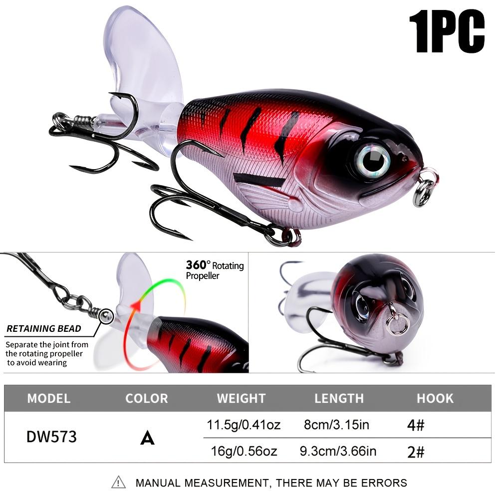 1/5pcs fish bait, propeller lure, surface tractor 11.5g, 16g biomimetic false bait, plastic hard bait, long throw floating pencil, fishing for sea bass, sea bass, shuttle bass, catfish, catfish on the water surface