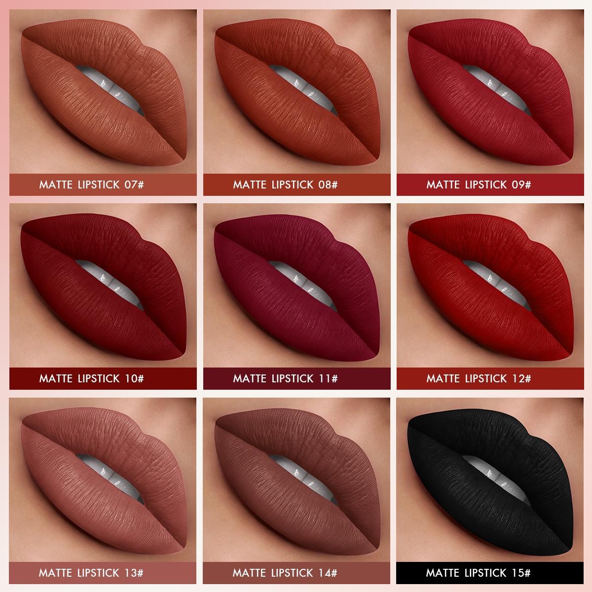 1PC Colorful Lipstick, Lip Cosmetic, Lip Product, Long-lasting and Smooth, Moisturizing, Hydrating, Creamy Texture, Various Colors to Choose, Suitable for Autumn and Winter, Create A Perfect Makeup, Romantic Gift for Women