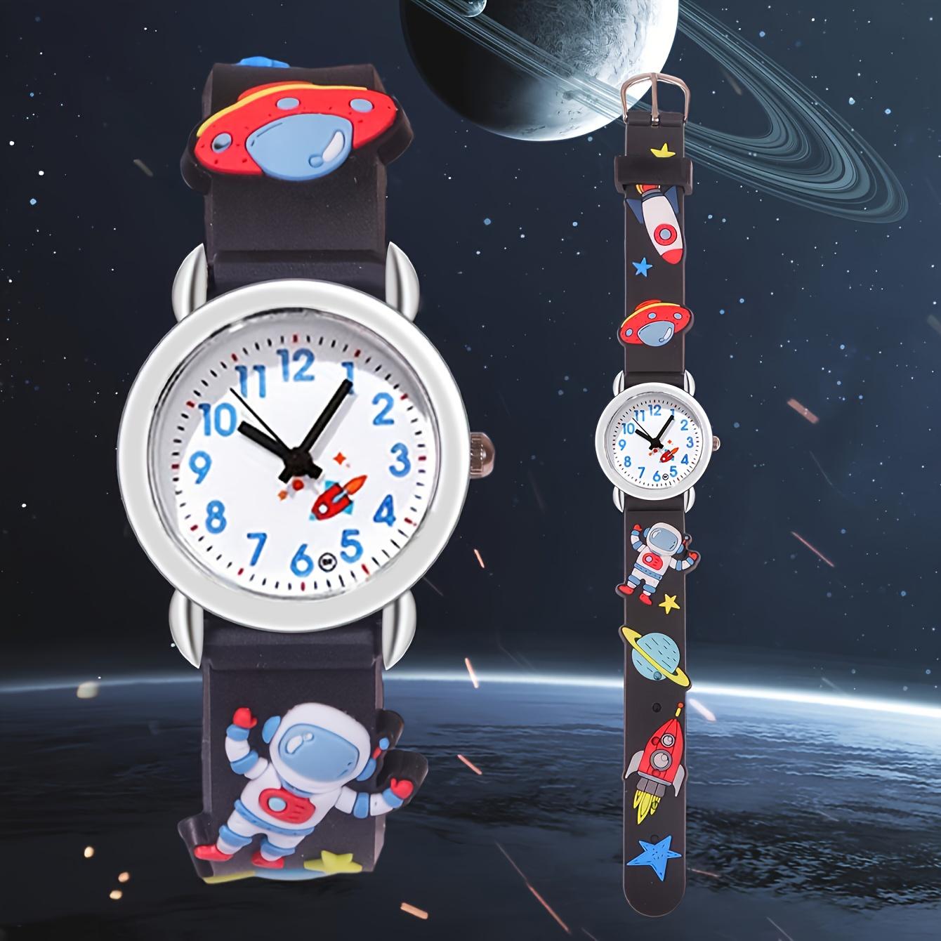 1pc/2pcs New Creative Astronaut Fashion Casual Quartz Watch, Suitable for Daily Wear, Birthday Gift