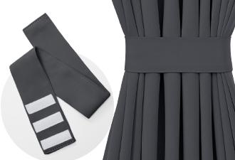 Deconovo Door Curtains（1 Panel）- Dual Rod Pocket & Thermal Insulated Blackout Curtains for front door, patio door, back door and kitchen door, french door window Curtains & Drapes