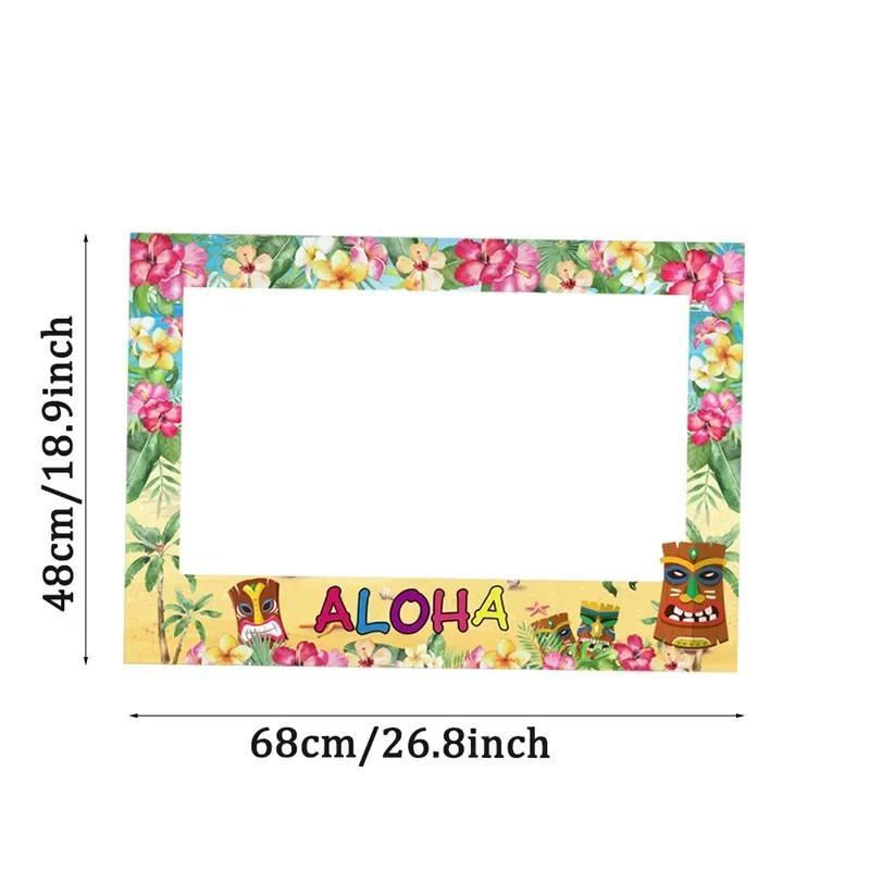 1pc Photography props, photo frames, birthday party decorations, beach themes, tropical summer parties, fun props