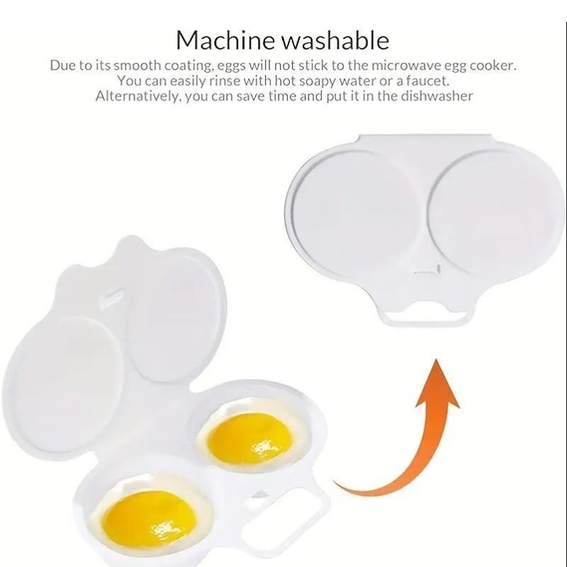 Microwave Fried Egg Maker Set, Egg Cooker, Non-Stick Material, Easy Clean, Perfect Shape, Quick Prep, Healthy Cooking Tool for Kitchen and Restaurant Microwave Fried Egg Maker Set, Egg Cooker, Non-Stick Material, Easy Clean, Perfect Shape, Quick Prep, Healthy Cooking Tool for Kitchen and Restaurant