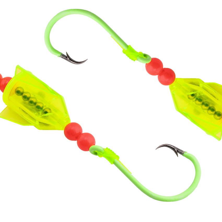 5PCS Santee Cooper Style Catfish Rig Fishing Equipment - Rattle Peg Floats, 6/0 8/0 10/0 Circle Hooks, Ideal for Lake & River Fishing Catfish-Specific Tackle