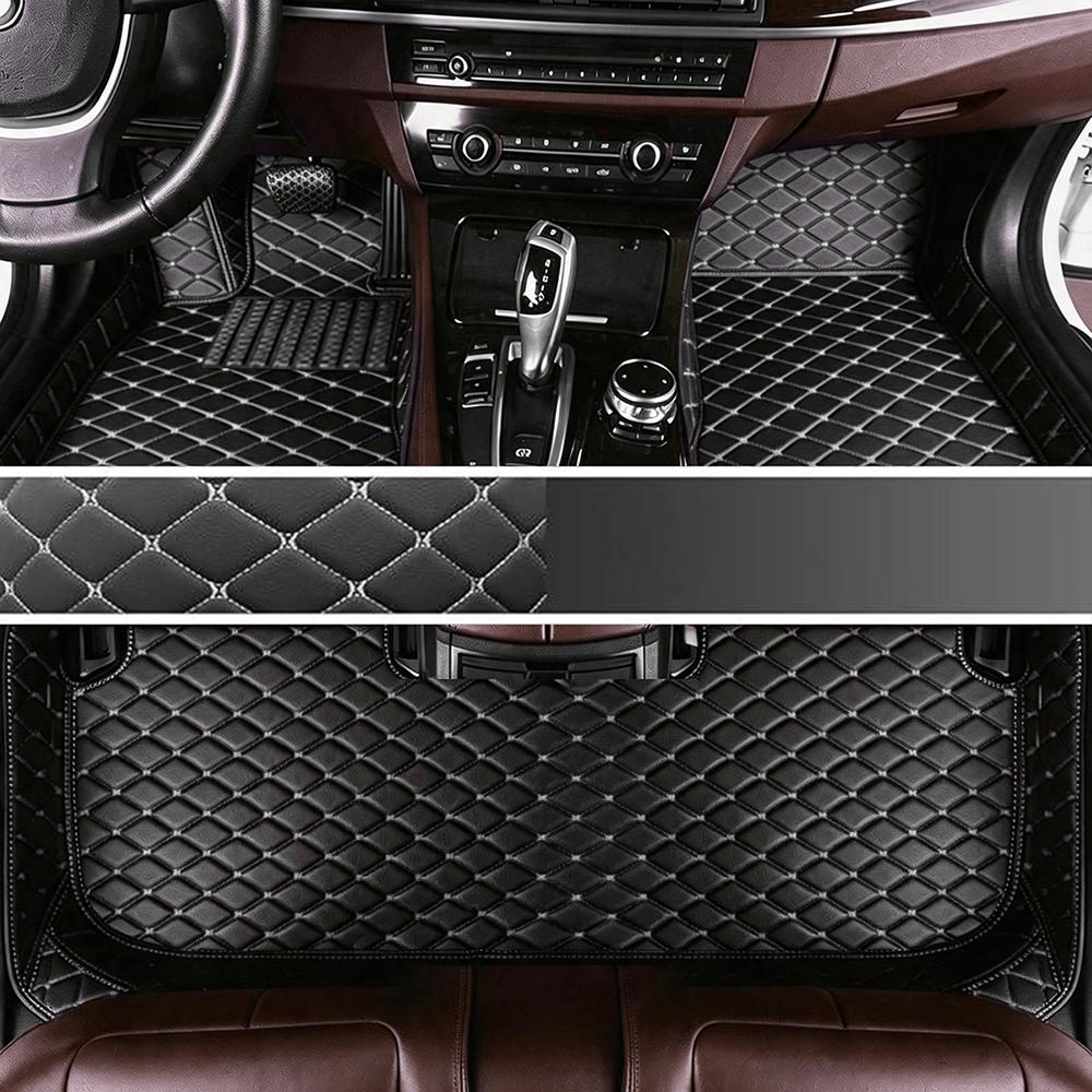 For BYD Seal 06 EV/DM-i PU leather left-hand drive car floor mat, 360 degree protection, car interior accessories, suitable for heavy weather, quick disassembly, cleaning and installation for daily use Automotive floor mats