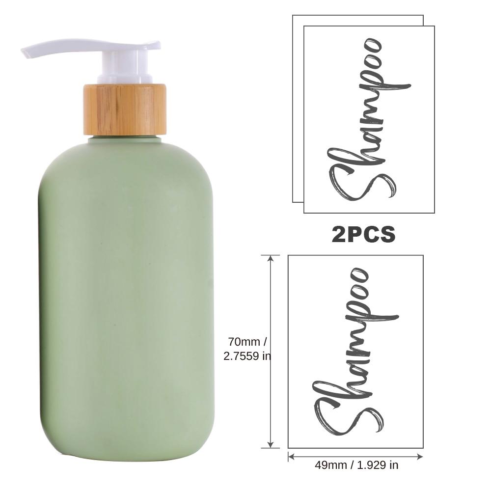 Elegant Bathroom Accessories Set, Fashion Design Liquid Soap Dispenser, Shampoo Dispenser, Perfect for Storing Lotion, Wall Mounted, 2 Piece Kit