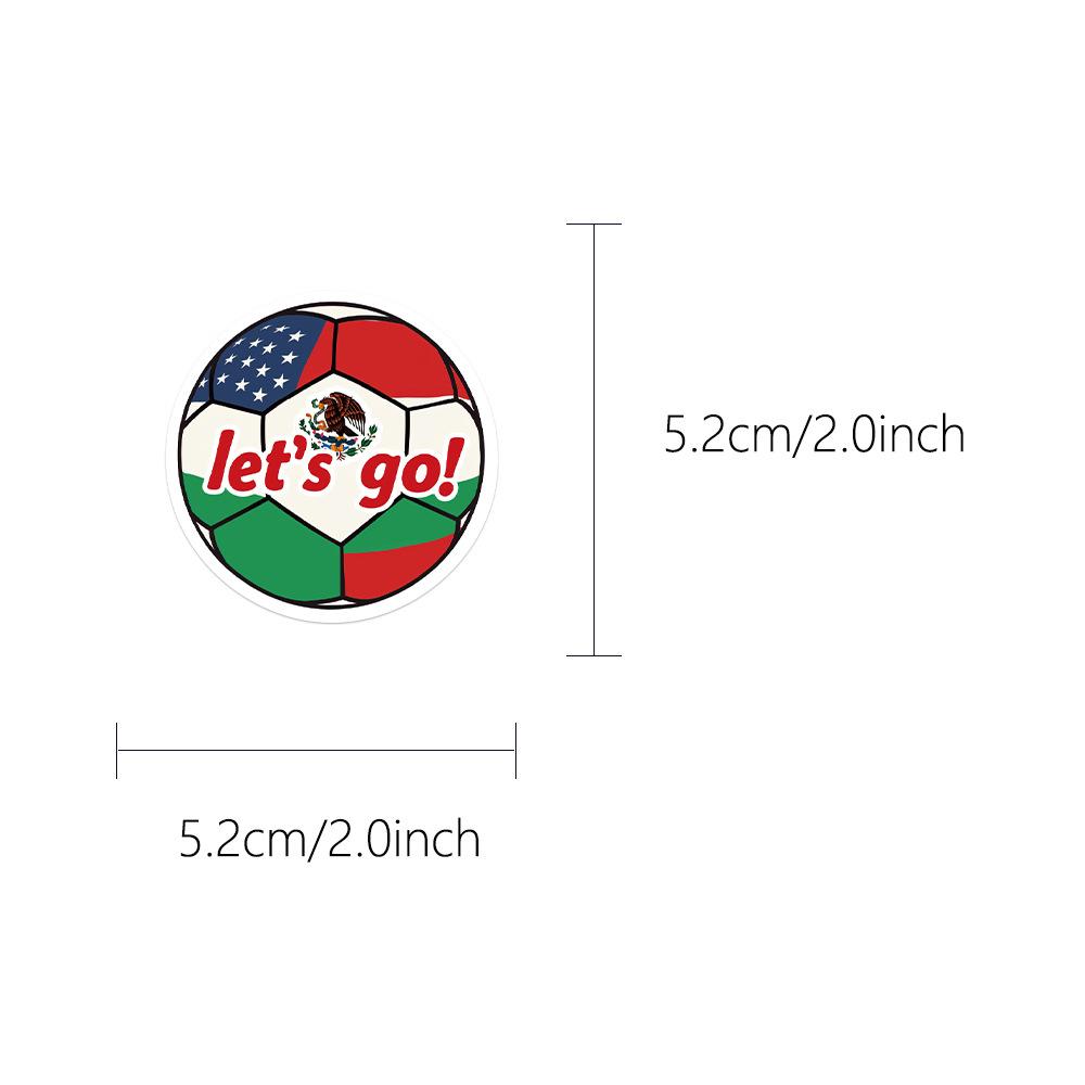 50pcs Football Cartoon Graffiti Stickers, Office Supplies and Notebook Accessories, Used To Decorate Journals, Scrapbooks, Computers, Water Bottles, Cars, Etc.