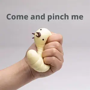 Animal Stress Relief Toy - Worm Funny Kneading Fidget Sensory Play Anxiety Relaxation For Children&Adult Toy