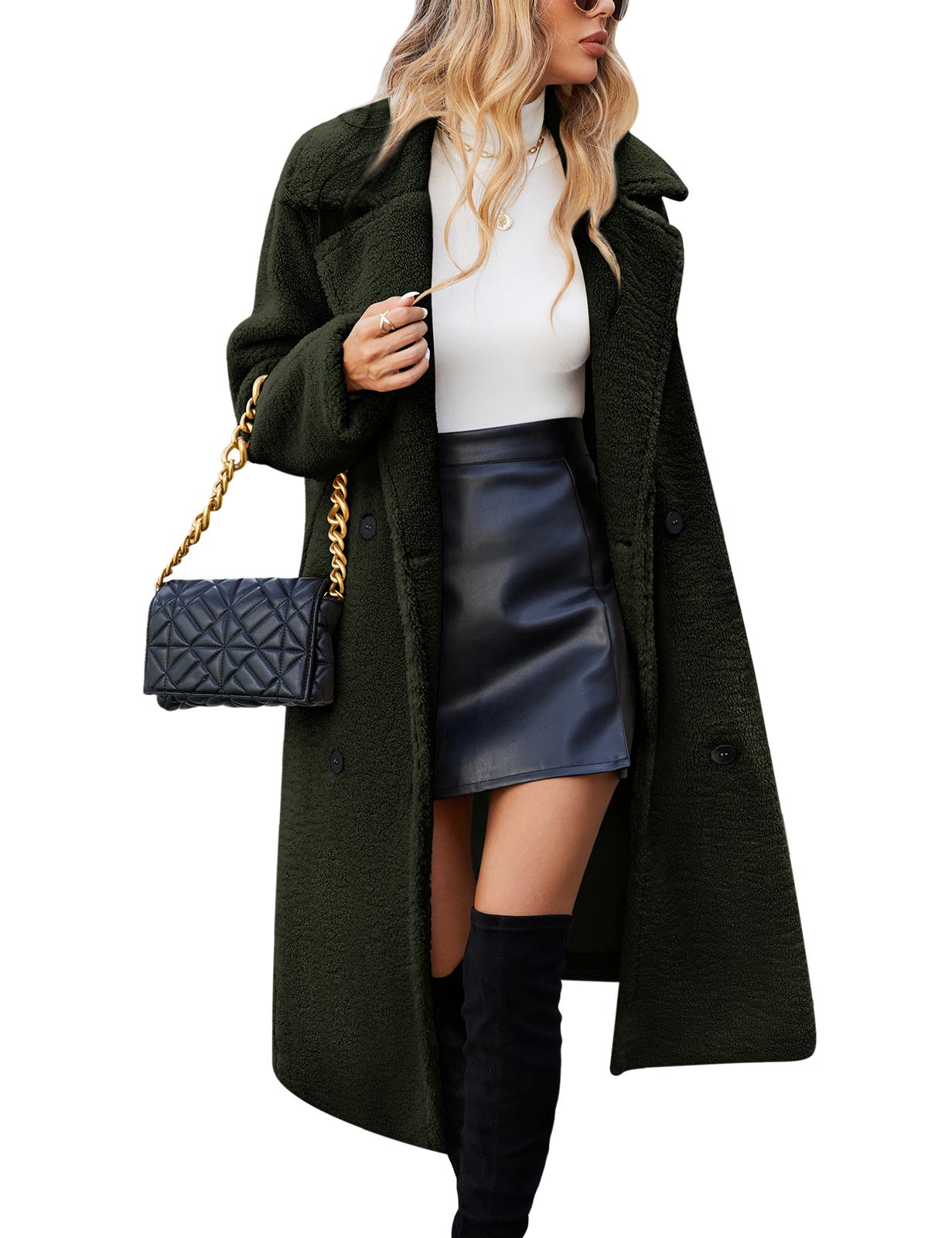 UMIPUBO Women's Fleece Winter Coat Fuzzy Lapel Open Front Long Cardigan Jackets Fluffy Faux Fur Warm Fashions Outwear UMIPUBO Women's Fleece Winter Coat Fuzzy Lapel Open Front Long Cardigan Jackets Fluffy Faux Fur Warm Fashions Outwear