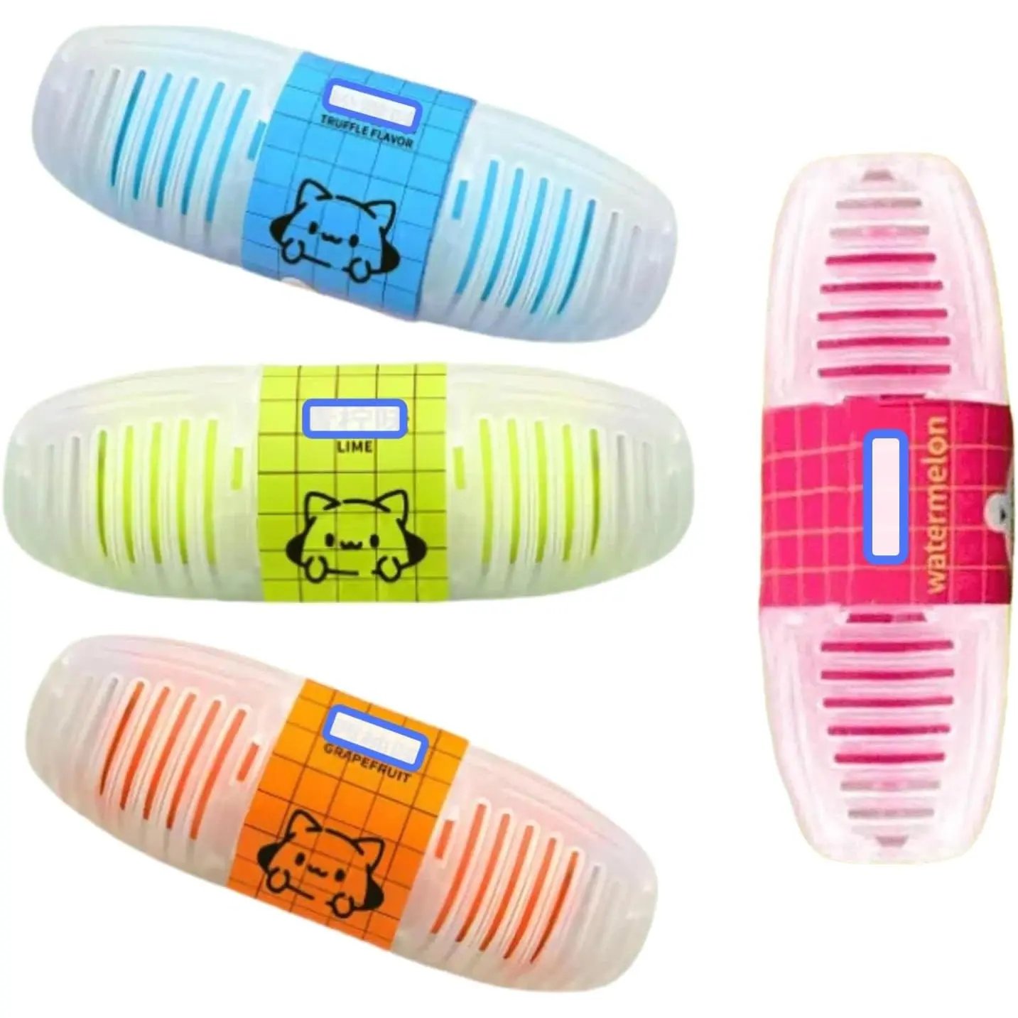 4Pcs Hanging Toilet Bowl Cleaning Ball Set, De‑Yellowing Deodorizing Toilet Cleaner, Long‑Lasting Fresh Shine for Household & Rental Bathroom Users