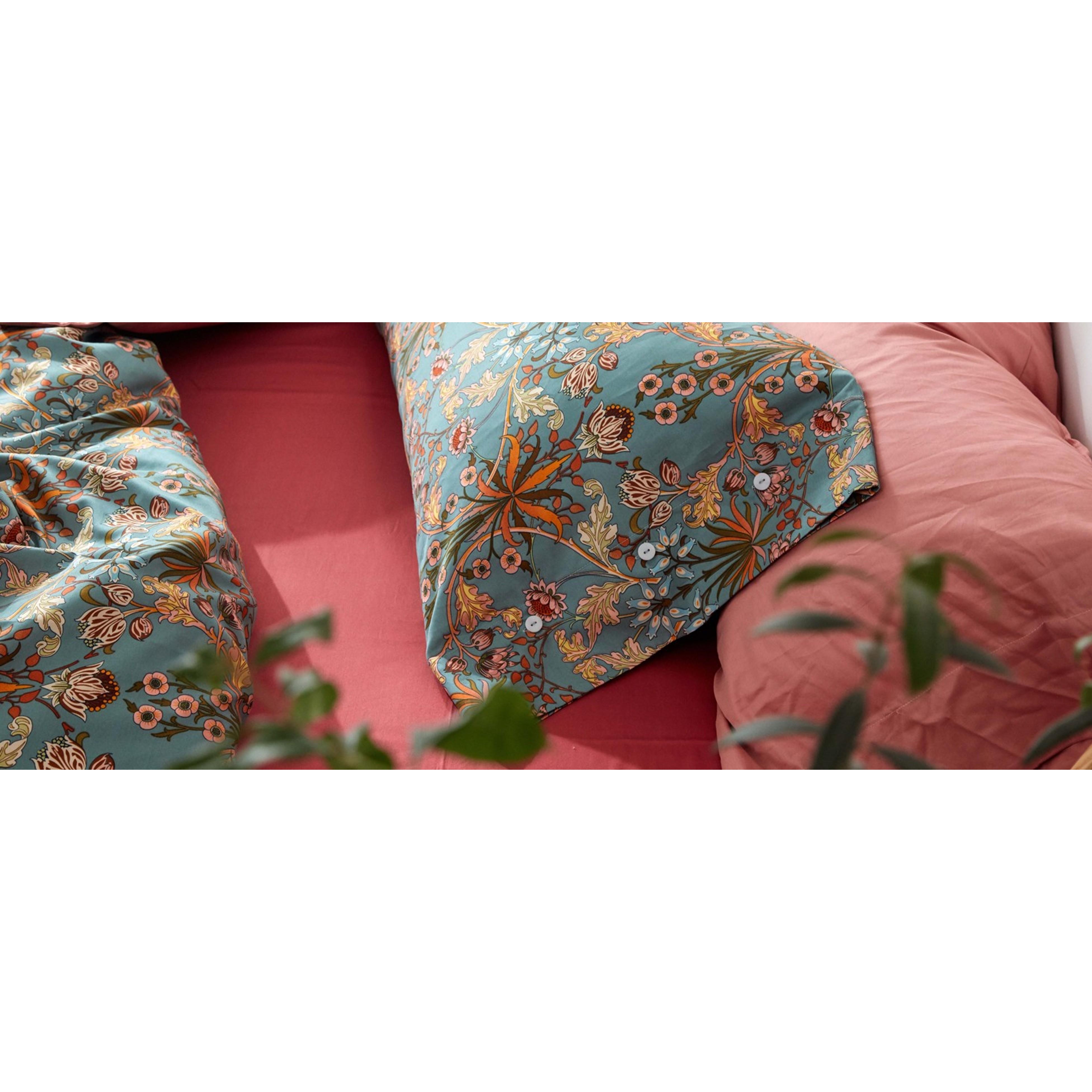 mixinni Vintage Floral Duvet Cover Twin XL Boho Bedding Soft Cotton Flower Pattern Bedding Set with Zipper Ties Perfect for Girls,Ultra Soft, Breathable, Comfortable(3pcs, Twin XL Size)