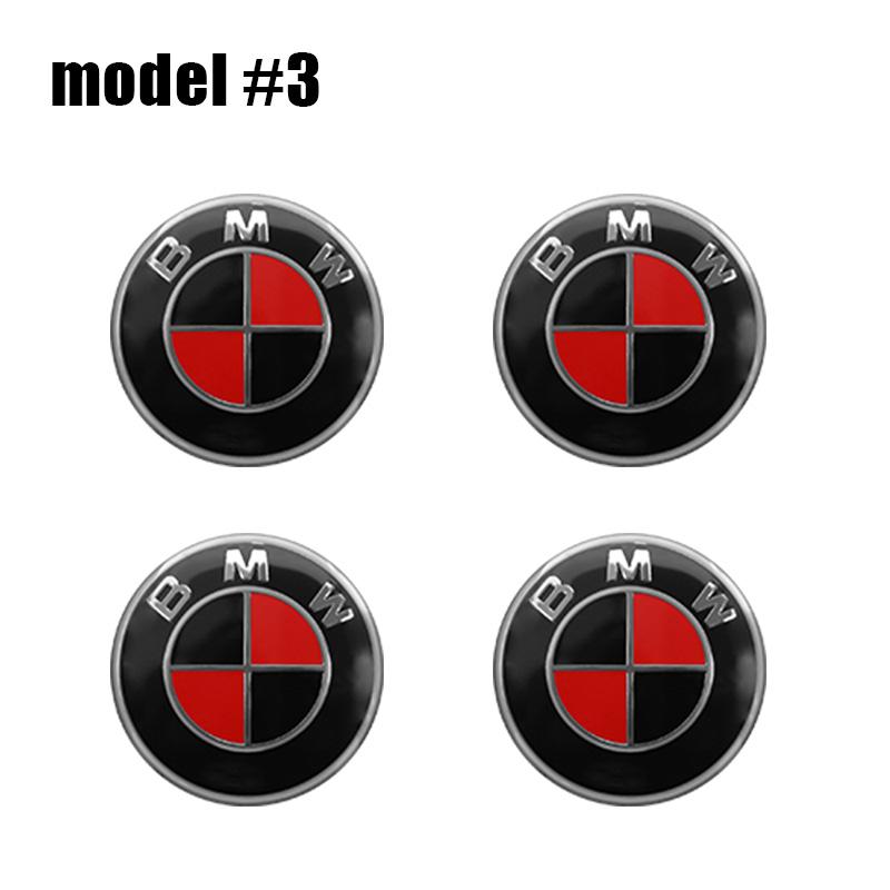 4Pcs 56mm 60mm 65mm Car Styling Wheel Center Hub Caps Stickers Car Decorative Sticker Emblem Badge For BMW M E36 E39 E46 E30 E34 E53 E90 E60 E70 E87 E92 F10 F20 F30 X1 X3 X5 X6 Accessories Car Decals