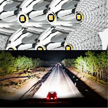 Nilight 2PCS 7Inch 85W LED Driving Light 10200LM IP68 Spot Flood Combo Round Built-in EMC Offroad Lights with 14AWG DT Connector Wiring Harness Kit for Truck ATV UTV SUV  dealsforyoudays