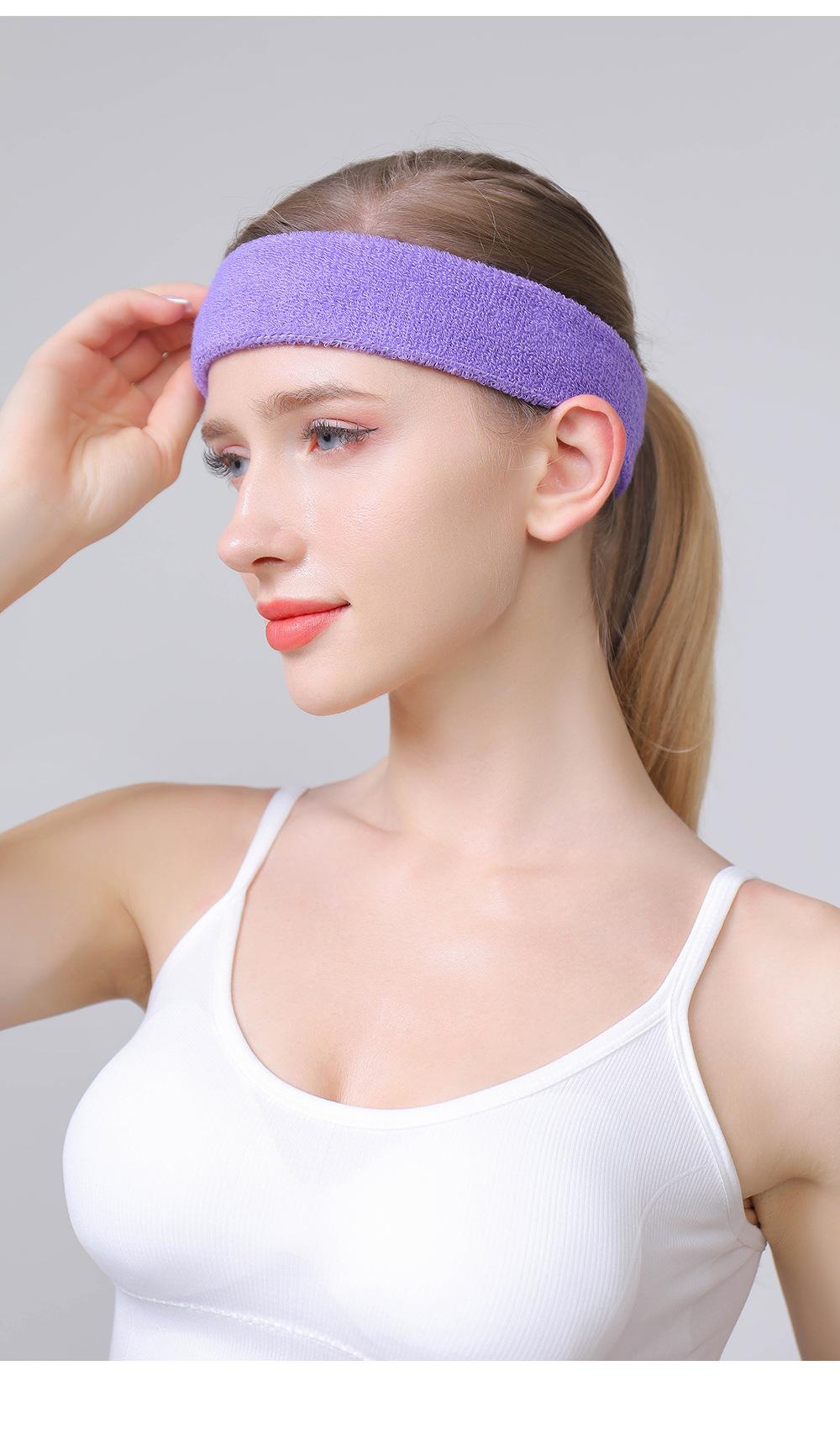 Unisex Sport Sweatband, Quick-Dry Anti-Slip Design, High Elasticity, Ideal for Gym Yoga Running Basketball, Outdoor Activities