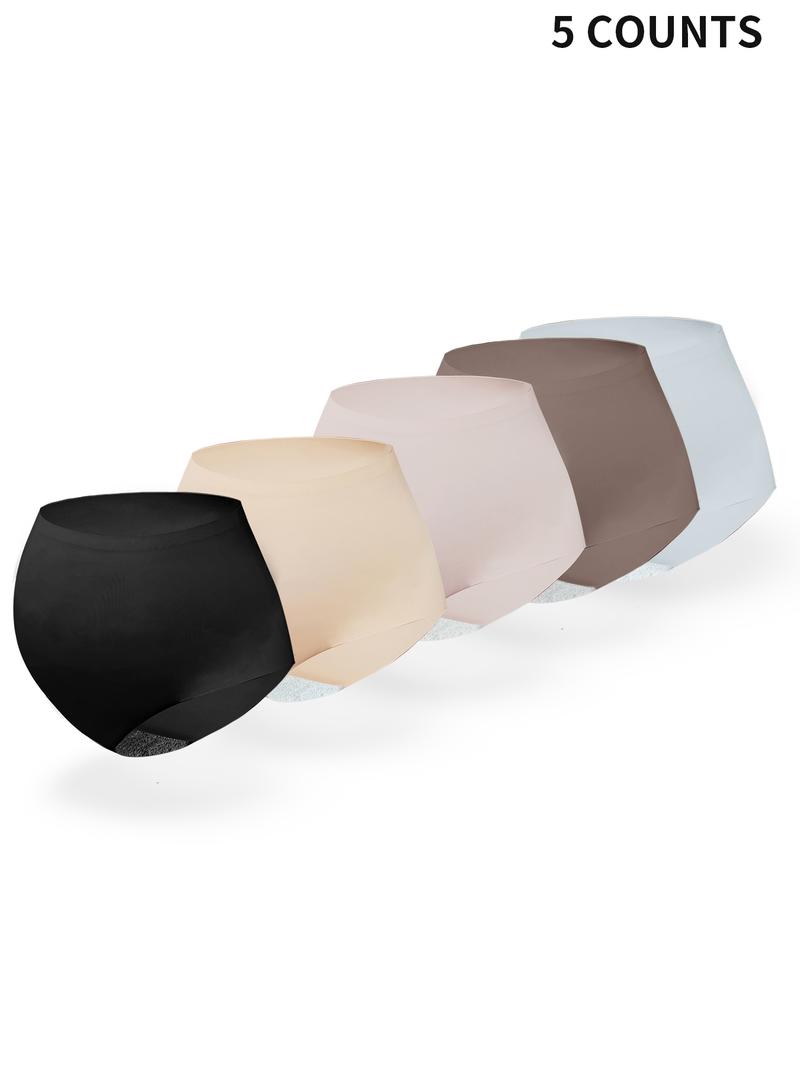 Maternity Solid Color High Waist Maternity Panty, Breathable Comfortable Maternity Underwear for Pregnancy & Postpartum, Maternity Underwear for All Seasons, Soft Breathable Underwear