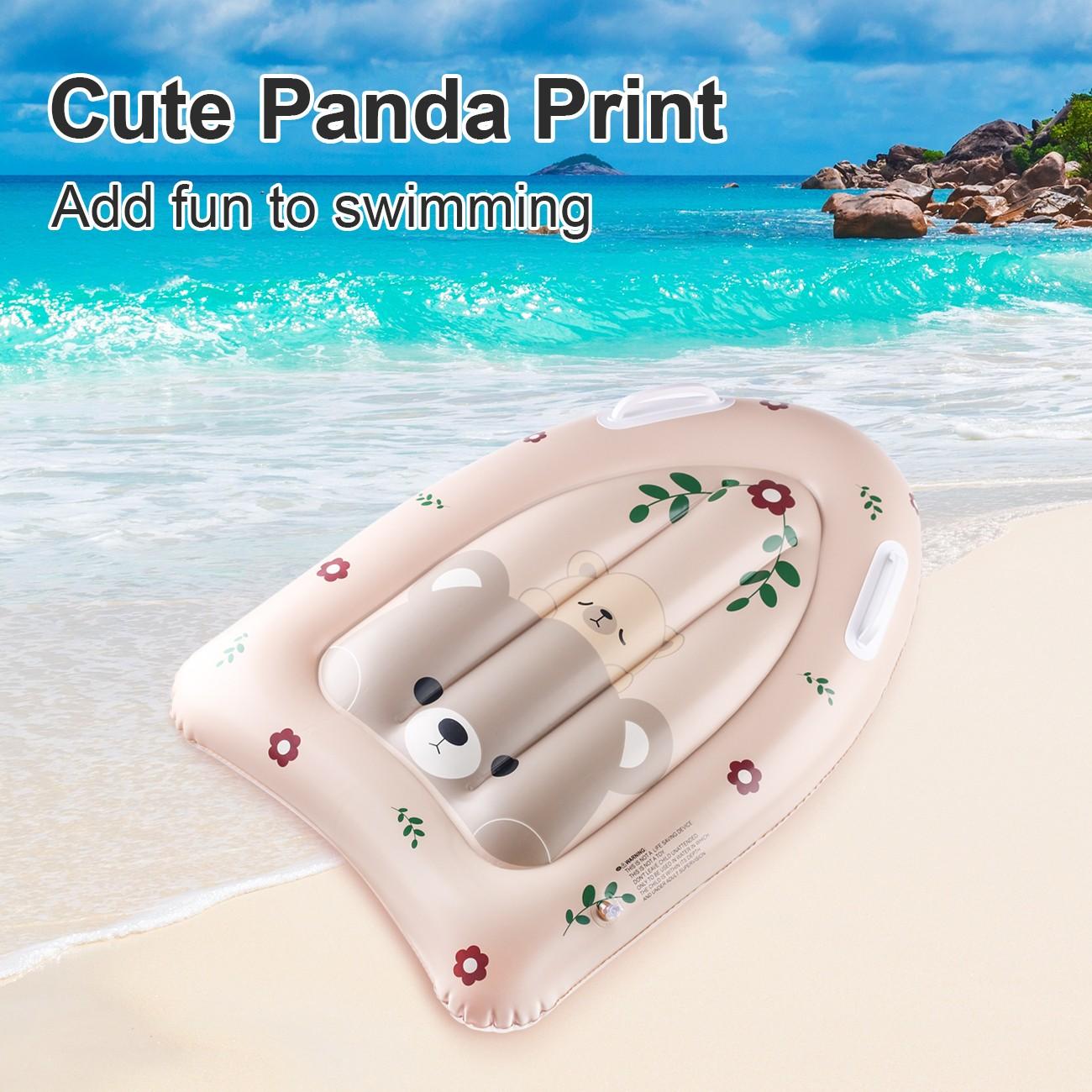 Inflatable Beach Skateboard with Handle, Inflatable Surf Board for Beach and Pool, Perfect for Water Sports and Fun Activities