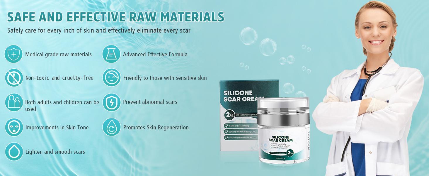 Scar Removal Gel Advanced Silicone Cream for Old New Scars Surgery Stretch Marks 1.7oz Scar Removal Gel Advanced Silicone Cream for Old New Scars Surgery Stretch Marks 1.7oz