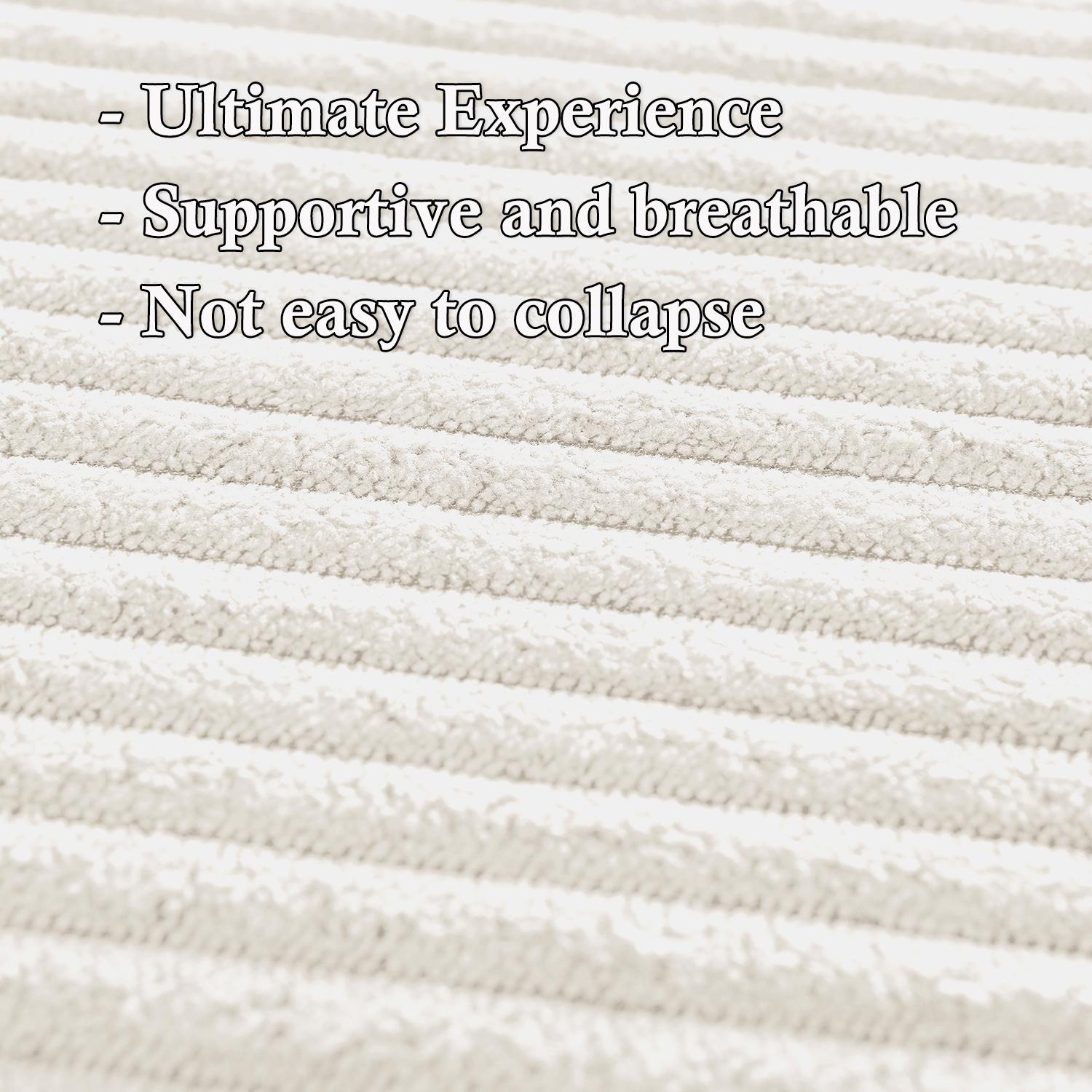 LODEIJA Compressed sofa, 80.3-inch convertible sofa bed, fixed frame, removable armrests, modular corduroy sofa bed, folding mattress sofa, suitable for living rooms and small spaces - no assembly required, includes two pillows.