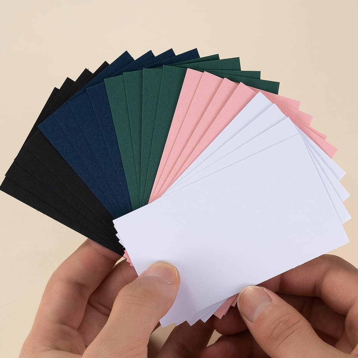 100 Pack Cardstock Blank Heavy Cards Stock, White, 2x3.5 inches | 250GSM Thick Paper, For Invitations, For Greeting Cards Making, For Postcards