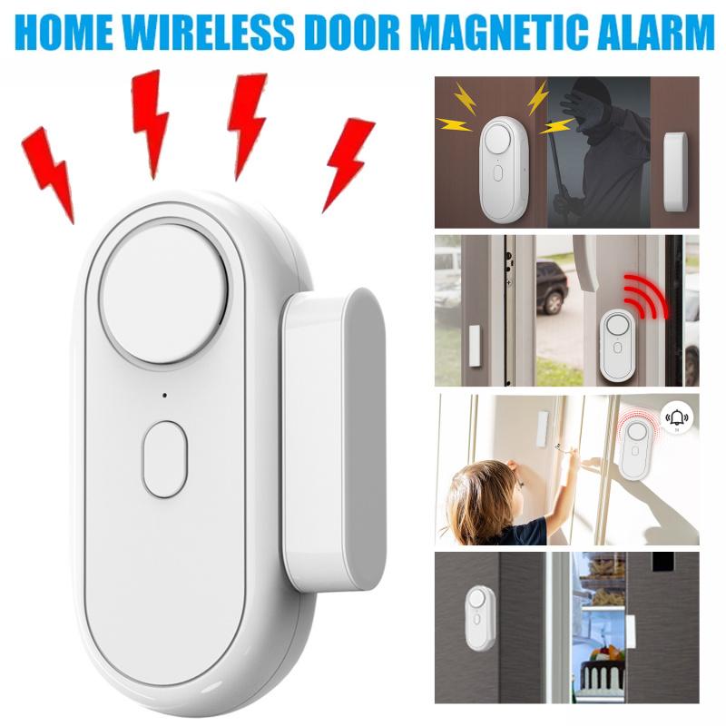 120db Indoor Window Alarm System, 6 Modes Security Alert & Doorbell Sound, Magnetic Sensor, Wireless Home Safety Device, Easy Install, Child Protection, Home Security Systems