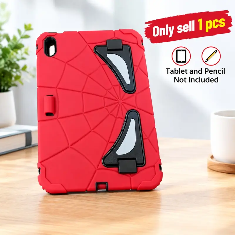 For IPad 12th/11th/10th Gen 11 Inch (2026/2025/2022) - Kids Shockproof Case with Pencil Holder, Children Friendly Protective Cover, Tablet Covers (Case Only)