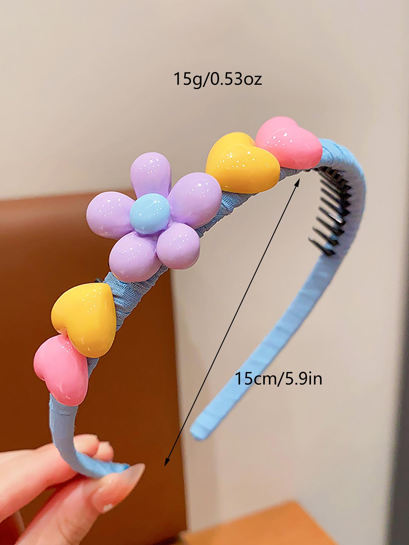 Cute Butterfly & Flower & Heart Design Hair Hoop, Colorful Sequin Decor Hair Hoop, Non-slip Headbands, Fashion Hair Accessories for Girls & Women, Unique Gifts for Women, Abs Material