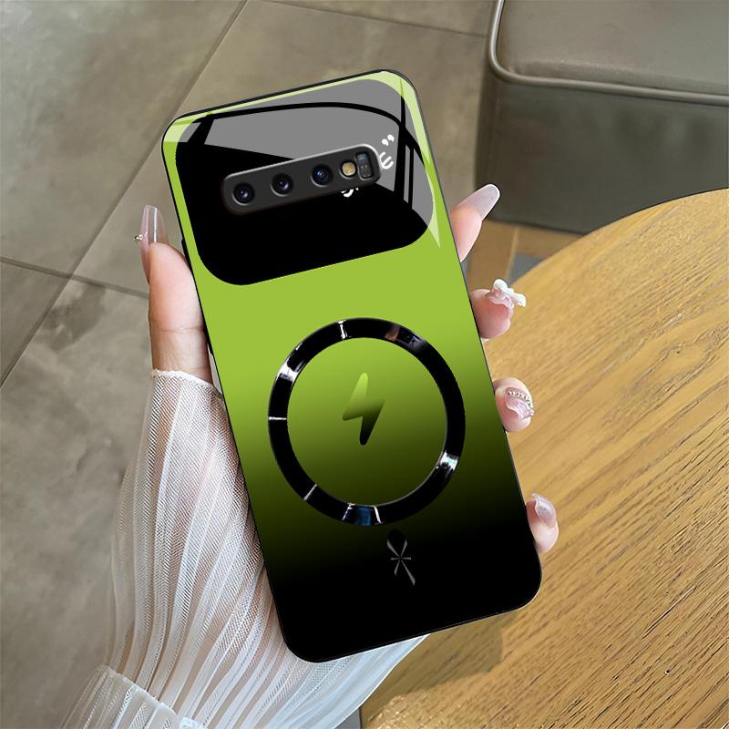 Suitable for [Galaxy S10 Plus] high-end phone case🥰，premium design, made with the latest materials, and features built-in magnetic closure. YM99