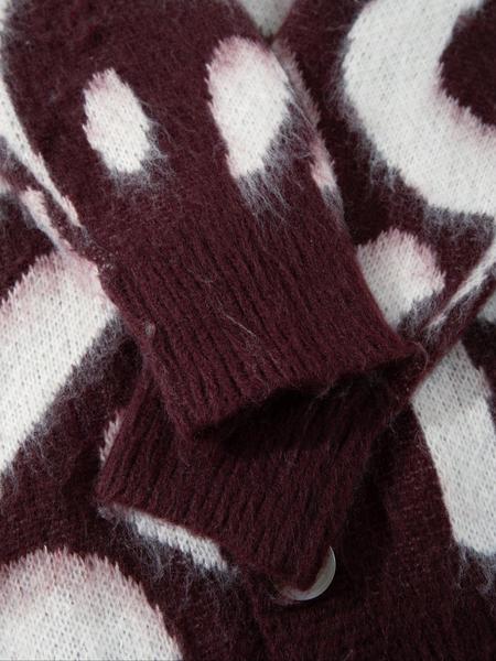 Men's Fall Winter Casual Loose Fit V Neck Button Front Knit Cardigans Sweater Coat, Soft Plush Colorblock Street Style Outerwear for Leisure Outings