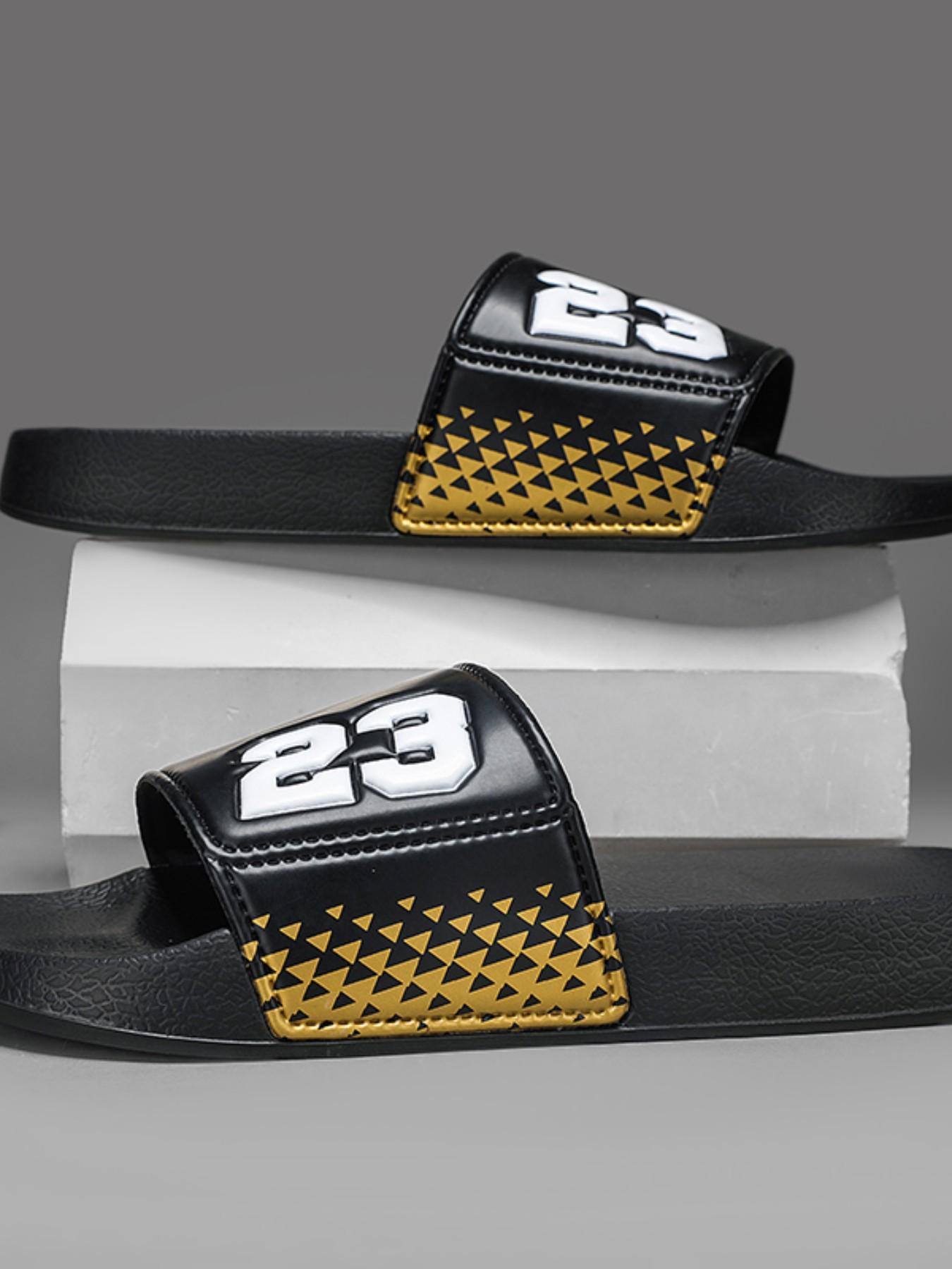 Men's Summer Comfortable Adjustable Velcro Slippers, Casual Beach Sandals, Suitable for Daily Wear and Relaxation, All Seasons