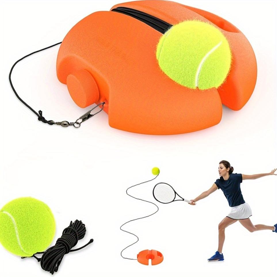 1 set of tennis trainers equipment. 2 tennis bouncing balls and practice ropes - suitable for beginners - improve your tennis skills anytime, anywhere