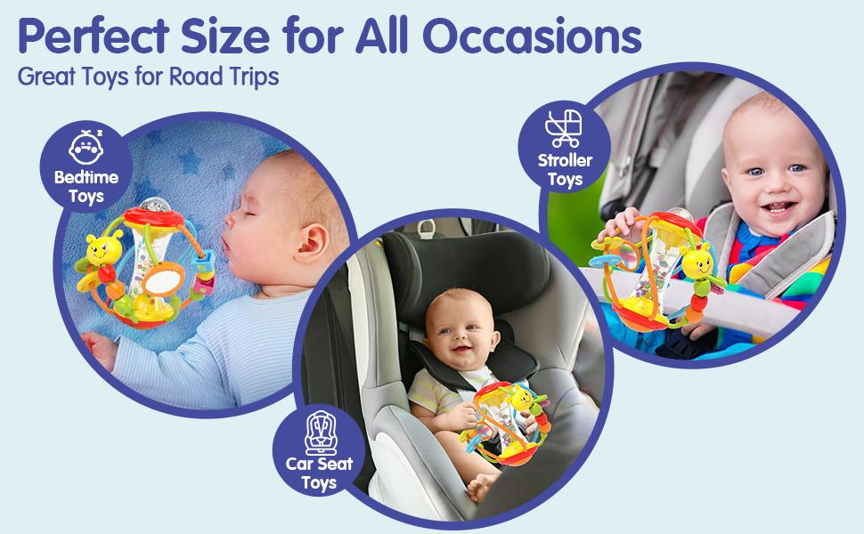 HOLA Rattle Teething Baby Toys, Silicone Pull String Toys, Montessori Multi-Functional Baby Sensory Toy Christmas Stockingstuffers for Baby Mmontessori Toys Gifts HOLA Rattle Teething Baby Toys, Silicone Pull String Toys, Montessori Multi-Functional Baby Sensory Toy Christmas Stockingstuffers for Baby Mmontessori Toys Gifts