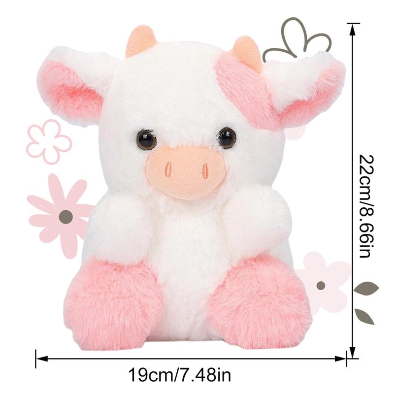 Cute Cow Design Plush Toy, Stuffed Plushie Doll, Stuffed Animal Toy For Kids Fans Gift, Soft Stuffed Animal