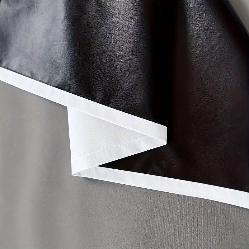 1 piece, solid color polyester material film lining, modern romantic style, 100% blackout curtains, darkening the interior, top pole hanging method, suitable for bedrooms, dining rooms, living rooms, kitchens