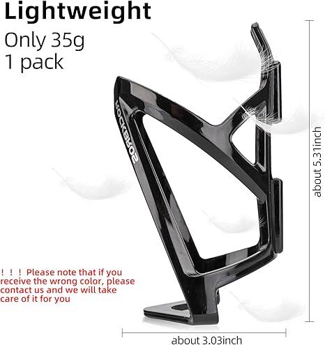 ROCKBROS Bike Water Bottle Holder Ultra-Light Bicycle Bottle Cages with Screws Tool, Universal Bike Cup Holder Rack for Road MTB Bikes ROCKBROS Bike Water Bottle Holder Ultra-Light Bicycle Bottle Cages with Screws Tool, Universal Bike Cup Holder Rack for Road MTB Bikes