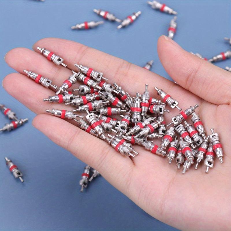 10pcs Automotive Truck Alloy Tire Valve Stem Core Parts Replacement Tire Zinc Alloy Valve Stem Core Parts Automotive Parts