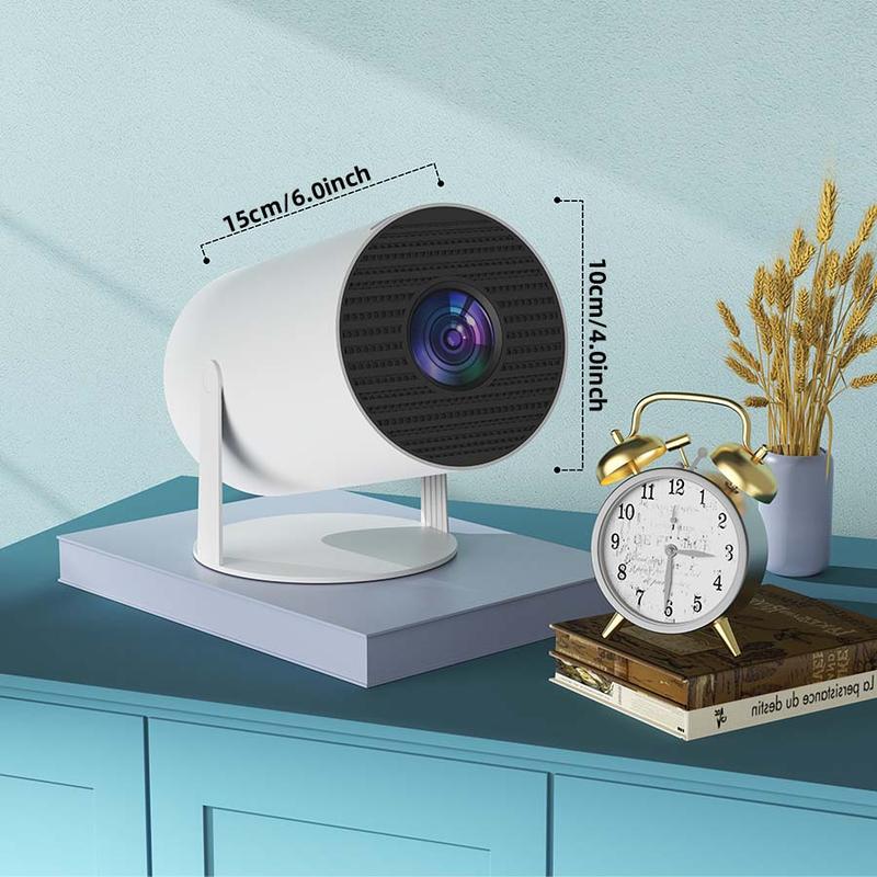 Mini Projector with WIFI 6 and Bluetooth, 4K 1080P Support Portable Projector 180° Rotatable 130'' Screen Movie Projector Auto Keystone Compatible for Laptop, PC, Smartphone (White) projector for bedroom movie night Mini Projector with WIFI 6 and Bluetooth, 4K 1080P Support Portable Projector 180° Rotatable 130'' Screen Movie Projector Auto Keystone Compatible for Laptop, PC, Smartphone (White) projector for bedroom movie night