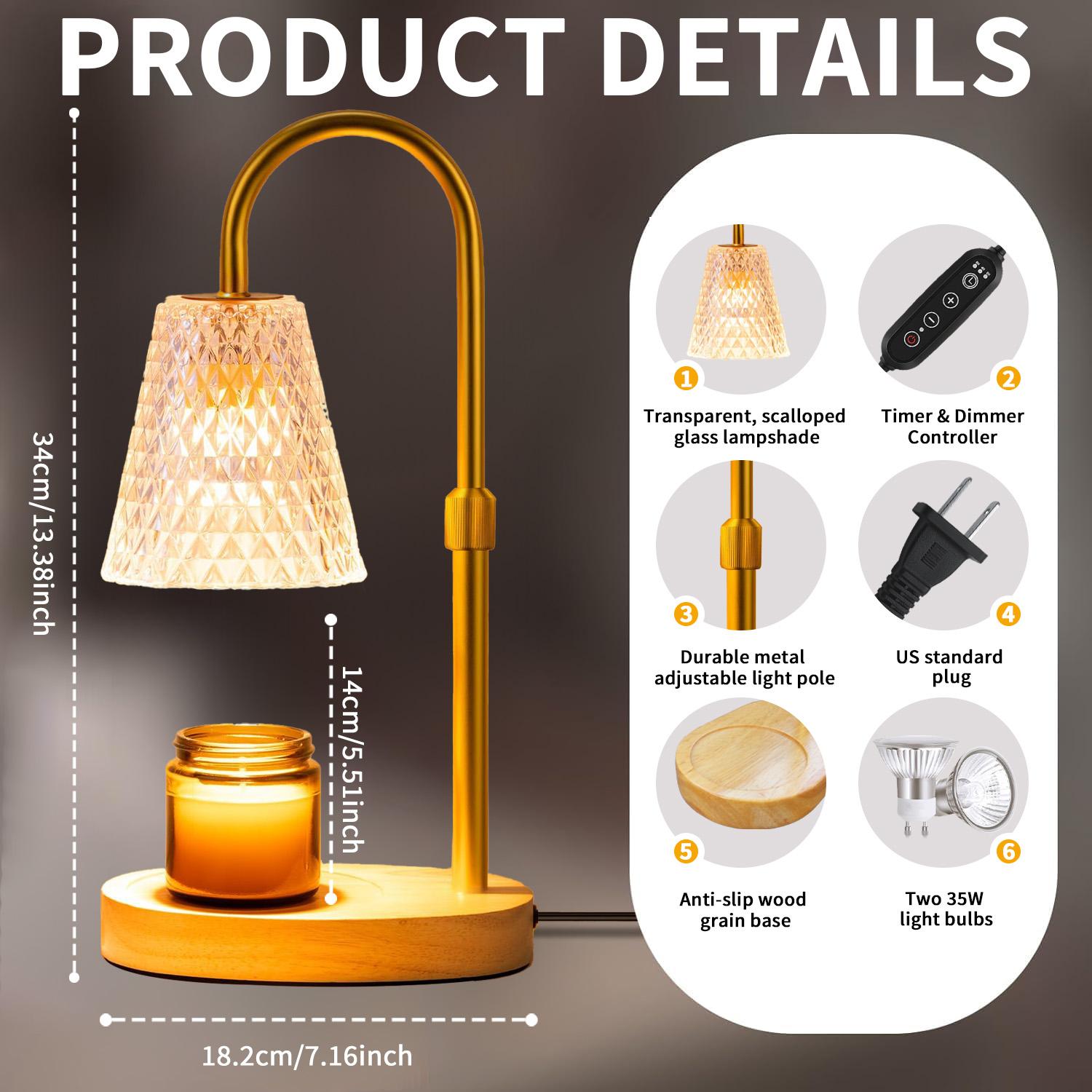 Stop searching! Found the Mother's Day gift. If your mom loves candles, she NEEDS this crystal candle warmer Home Decor, Bedroom, Living Room Table. No flame, no smoke, just relaxation and making her favorite candles last 2x longer