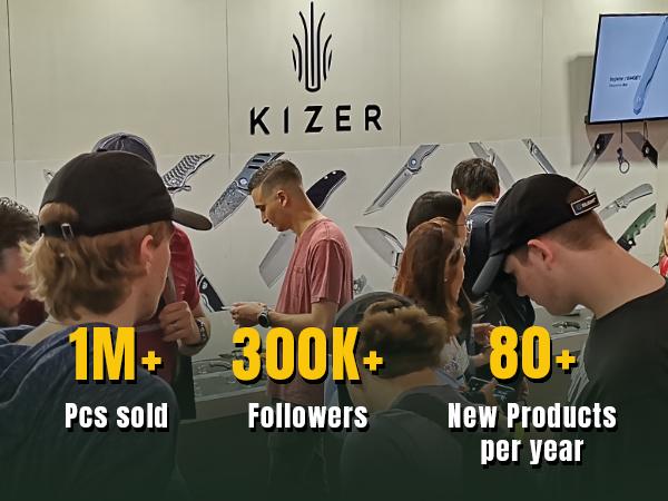 Kizer Smolt 154CM Steel Micarta & Mkuruti Handle 1063C1 Knives sharp blade kitchen cooking knife damascus steel