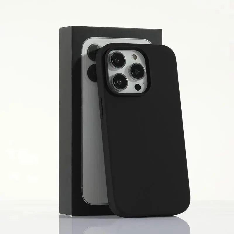 Large Hole Skin-Feel Liquid Silicone Smartphone Casing, Skin-Friendly Premium Handfeel Soft Shockproof Protector, Colorful Candy Colors Accessory for iPhone 11,12,13,14,15,16,17,18 Series & 18 Pro Max Devices, Accessories, Cellphone