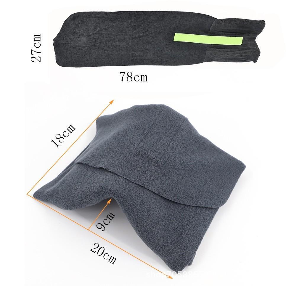 Ergonomic Travel Neck Pillow, Orthopedic Neck Support for Travel, Office and Car, Comfortable and Adjustable Design