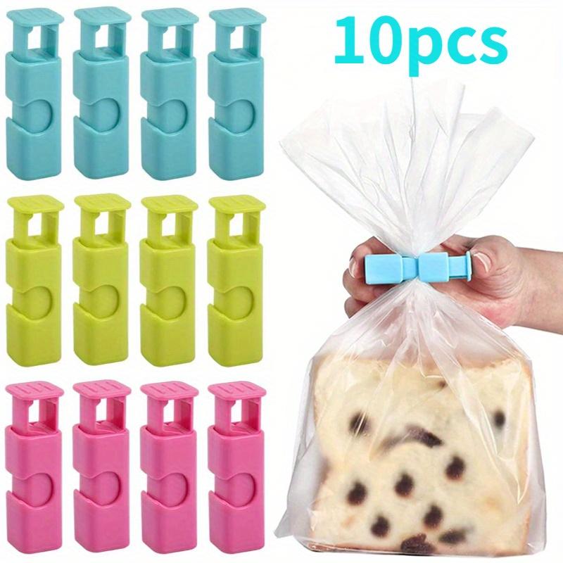 5-piece set  Reusable Food Sealing Clips, Random Colors, Plastic Seal for Freshness, Easy-To-Use Design, Ideal for Snacks & Bread Storage