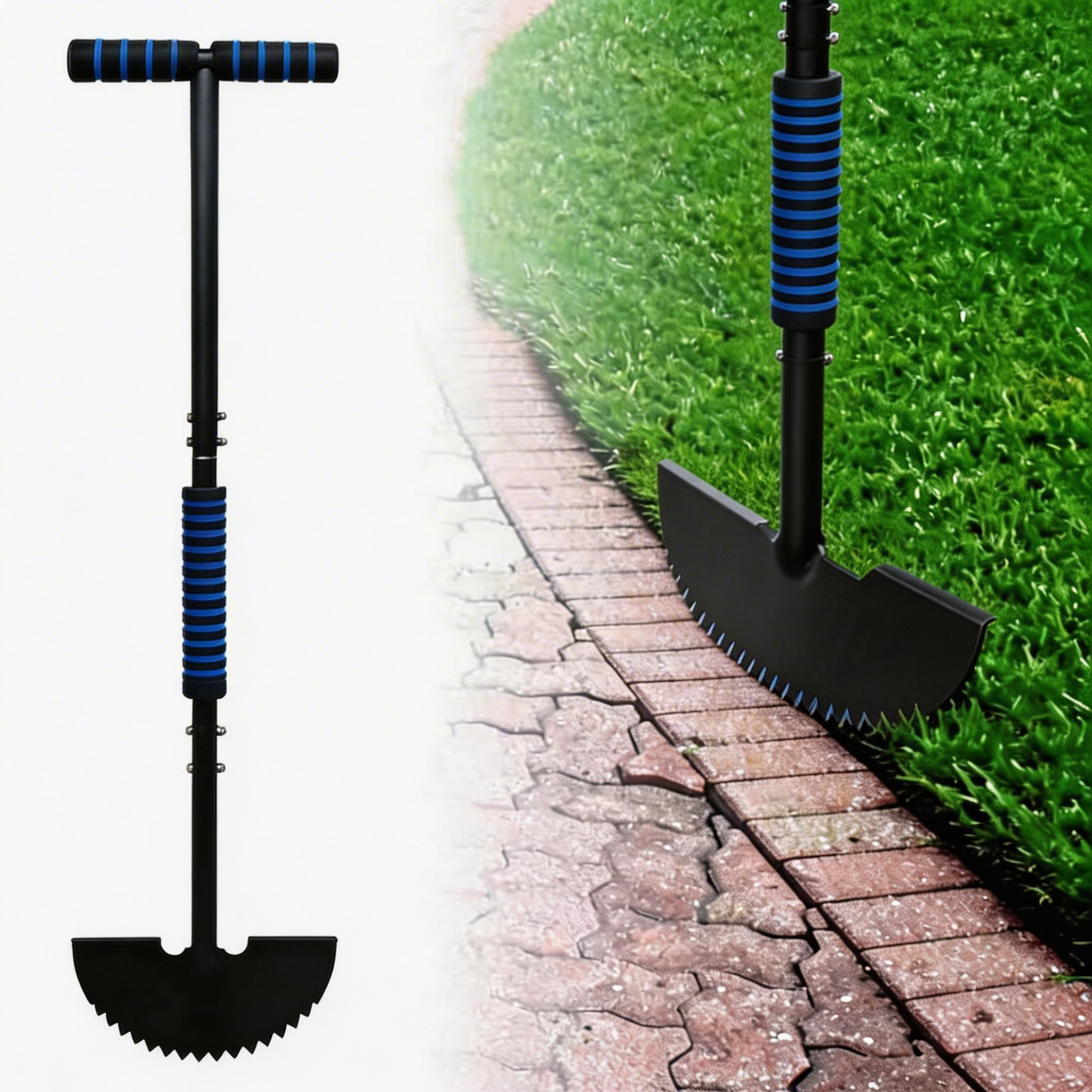 Manual Lawn Edger Tool, Semi-Circular Moon Shape Weed Cutter, Garden Yard Lawn Edge Trimmer, Gardening Border Cleaner, Essential Gardening Gear