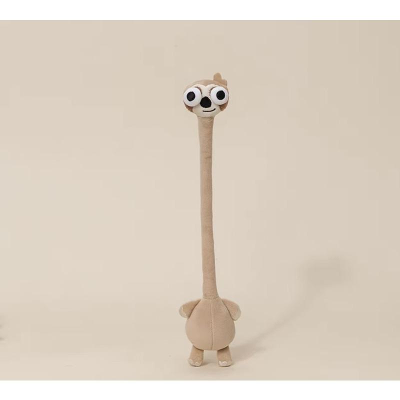 Novelty Long Neck Zodiac Plush Doll Soft Stuffed Toy for Prank & Decor