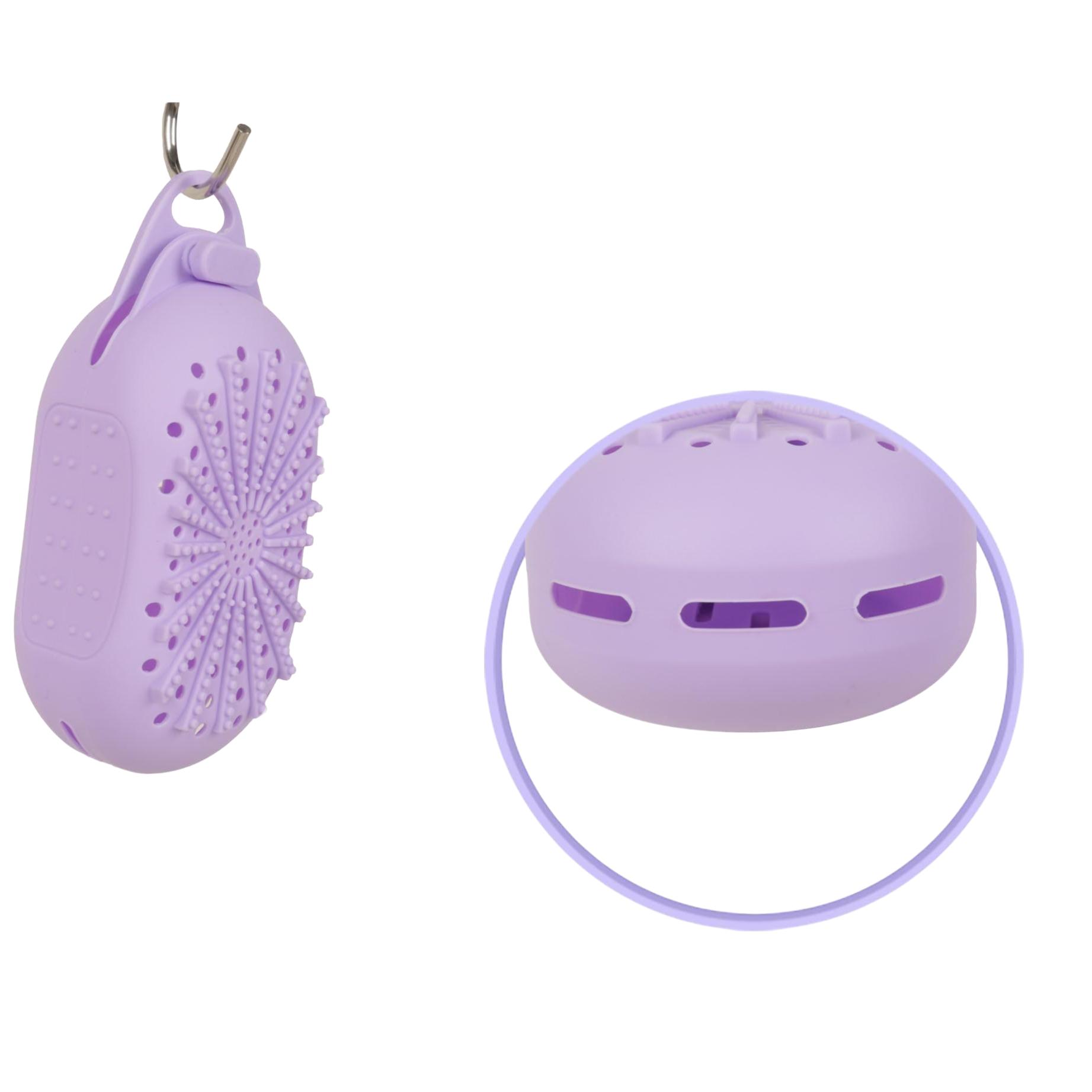 Silicone Soap Bag, Fast Drying Anti-Mold Design, Different Roughness Sides, Exfoliating Sponge Loofah Bag, Body Scrubber, Reusable, Bathroom Storage