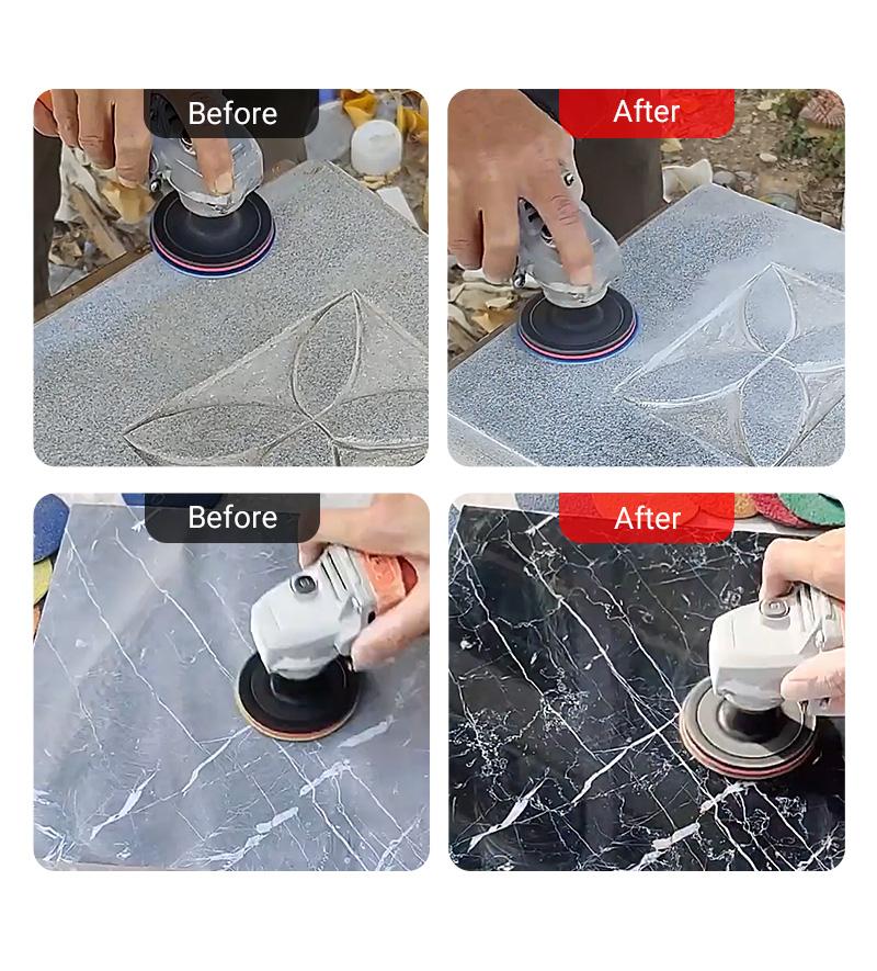 8pcs Diamond Dry Grinding Pads Stone Polishing Pads Marble Granite Renovation Tile Trimming Angle Grinding Pads Diamond Polishing Diamond Polishing Tool