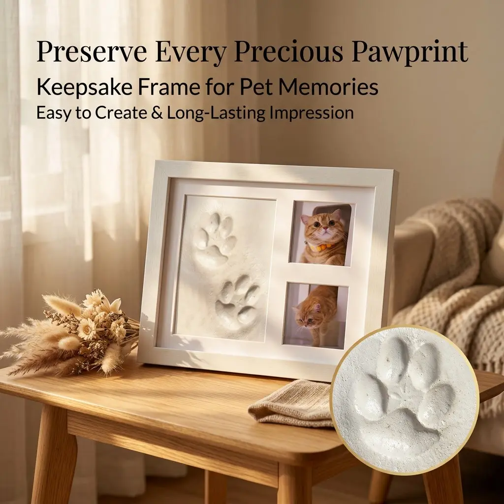 Handprint Photo Frame Set, Custom Memorial Picture Frames, Room Decor, Party Gifts, Personalized Keepsake Frames, Home Decoration