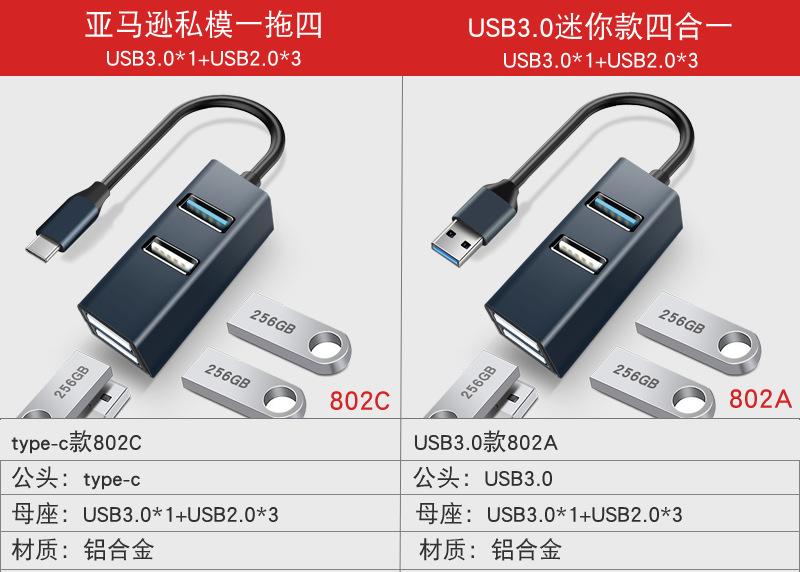 Type-C card reader, multifunctional all-in-one OTG mini TF camera SD card reader compatible with Apple and Huawei