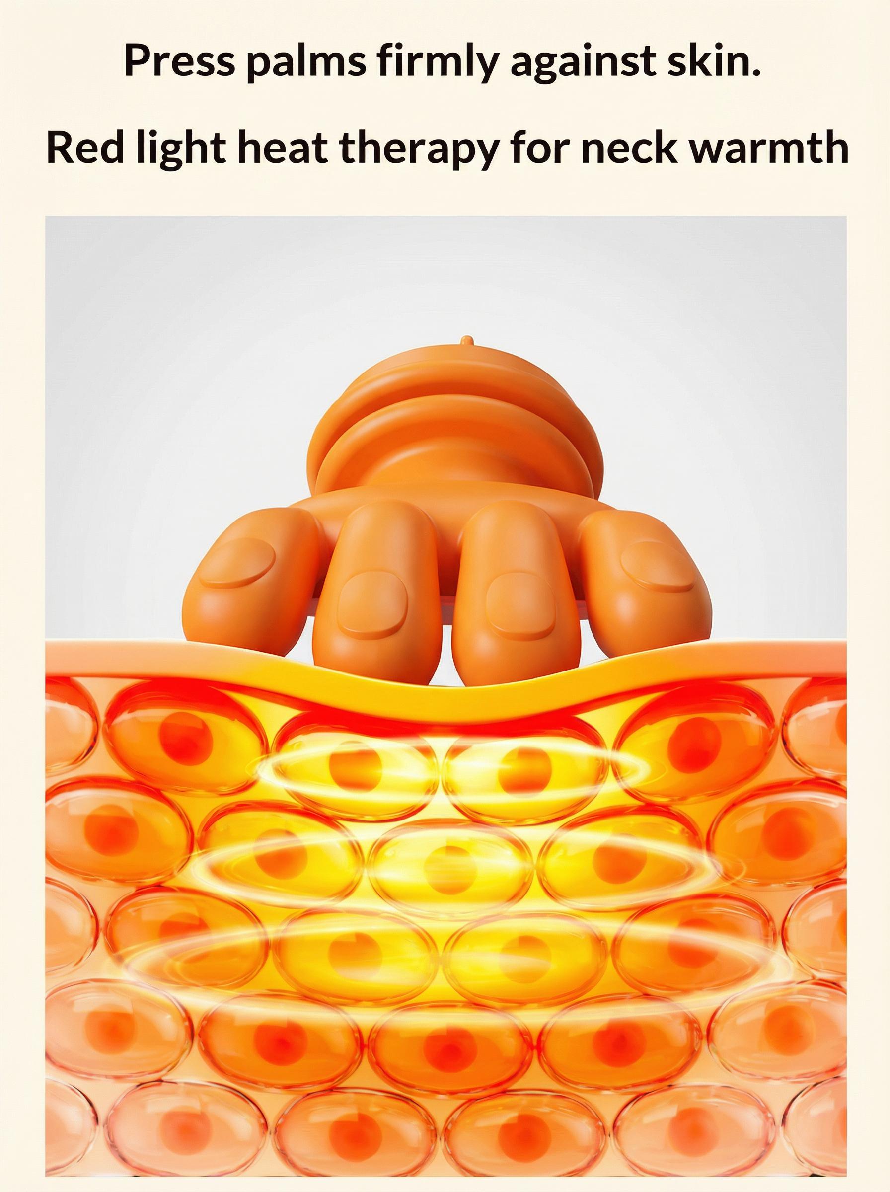 2026 upgraded shoulder and neck massager with heating function — wireless 3D kneading and deep tissue therapy technology, includes a remote control for easy operation, lightweight and portable, ideal as a gift.